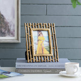 Gold Bamboo Slat Frame - 4x6"