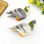 Pigeon Hair Clip - Lt. Gray Hair Accessories TheDivaSoap
