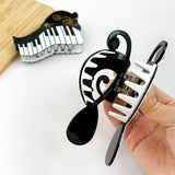 Piano Claw Clip Hair Accessories TheDivaSoap