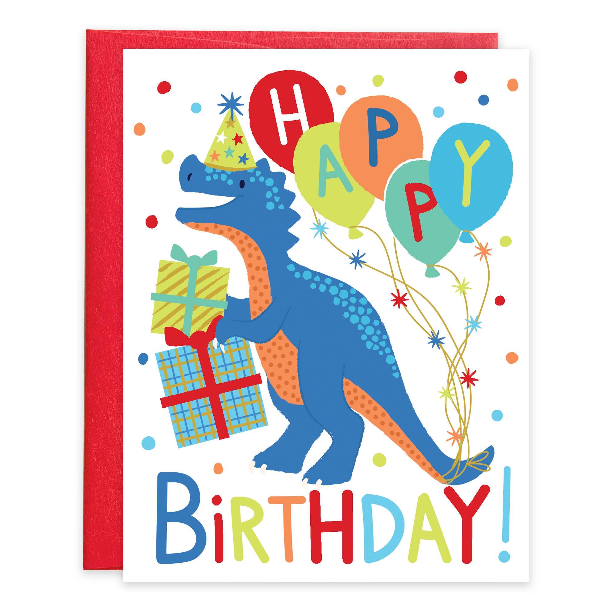 Birthday Greeting Card - Birthday Dino Paper Goods GINA B DESIGNS