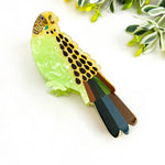 Hummingbird Hair Claw Clip, Elegant Acetate Bird Hair Clip: Hummingbird-Green Hair Accessories TheDivaSoap