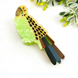 Hummingbird Hair Claw Clip, Elegant Acetate Bird Hair Clip: Hummingbird-Green Hair Accessories TheDivaSoap