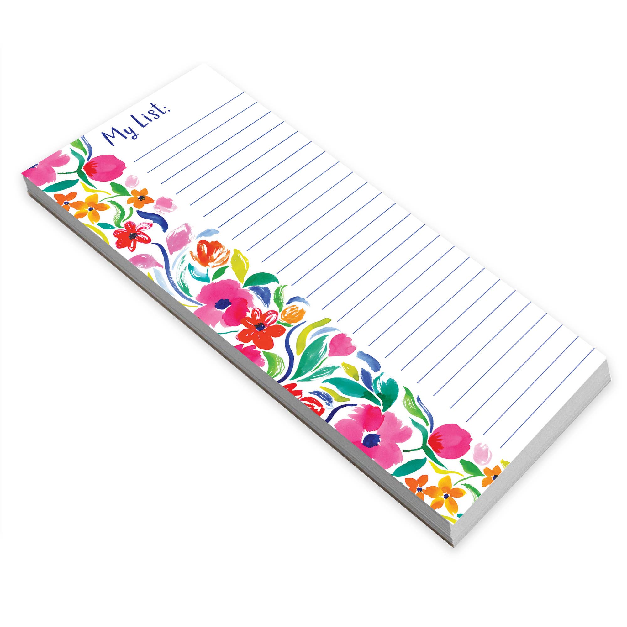 List Pad - Painterly Blooms Paper Goods GINA B DESIGNS