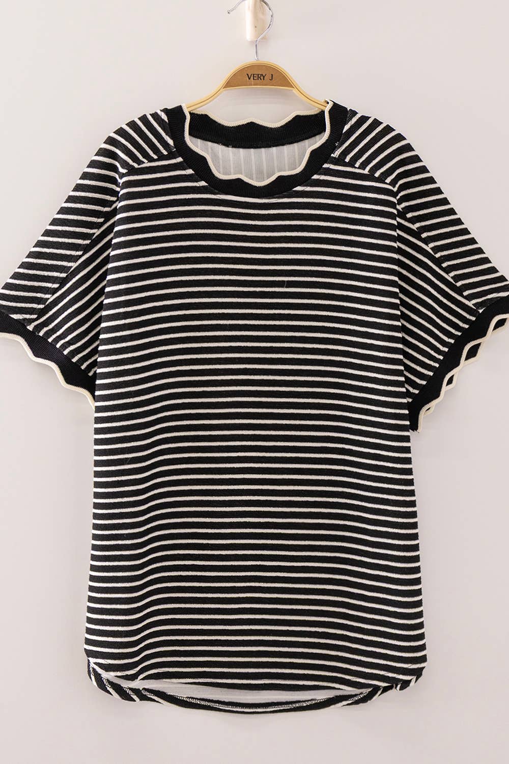 Scallop Society Knit Top Tops VERY J