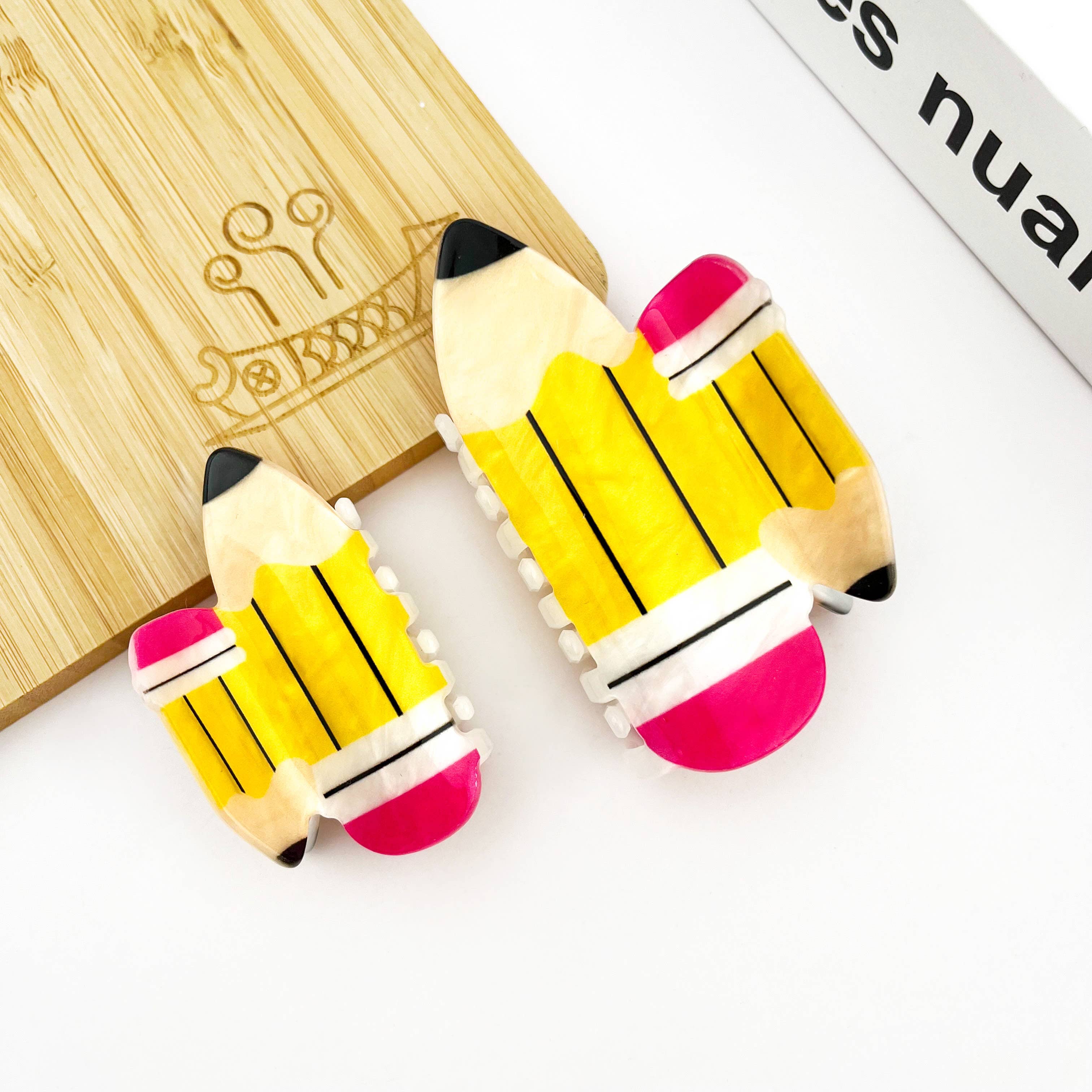 Pencil Claw Clip - Small Hair Accessories TheDivaSoap