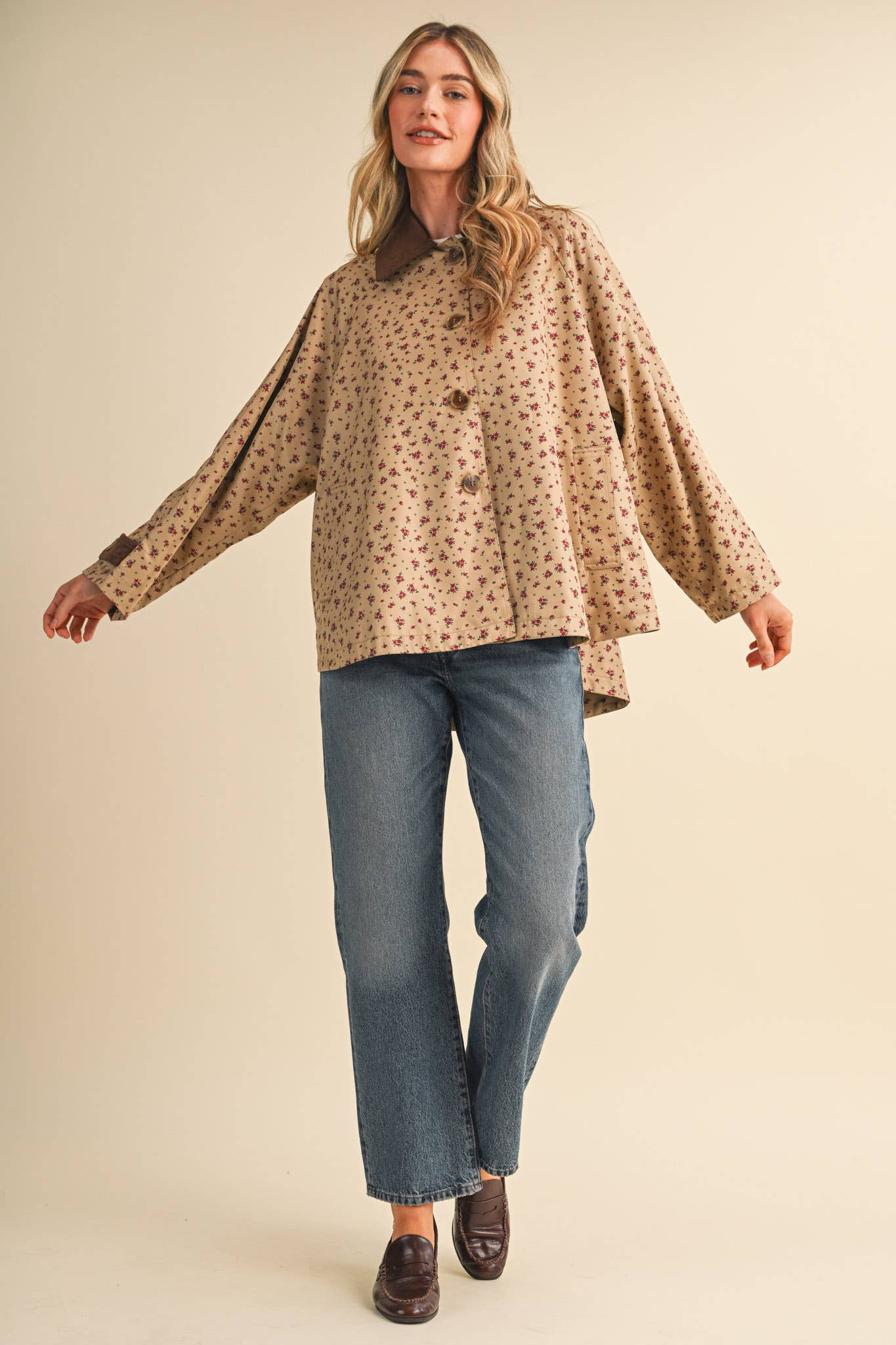 Heritage Floral Swing Jacket Outerwear &MERCI