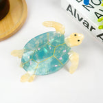 Blue Turtle Claw Clip,Animal Hair Clip: Small Hair Accessories TheDivaSoap