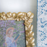 Small Rounded Gold Leaf Frame - 5x7"