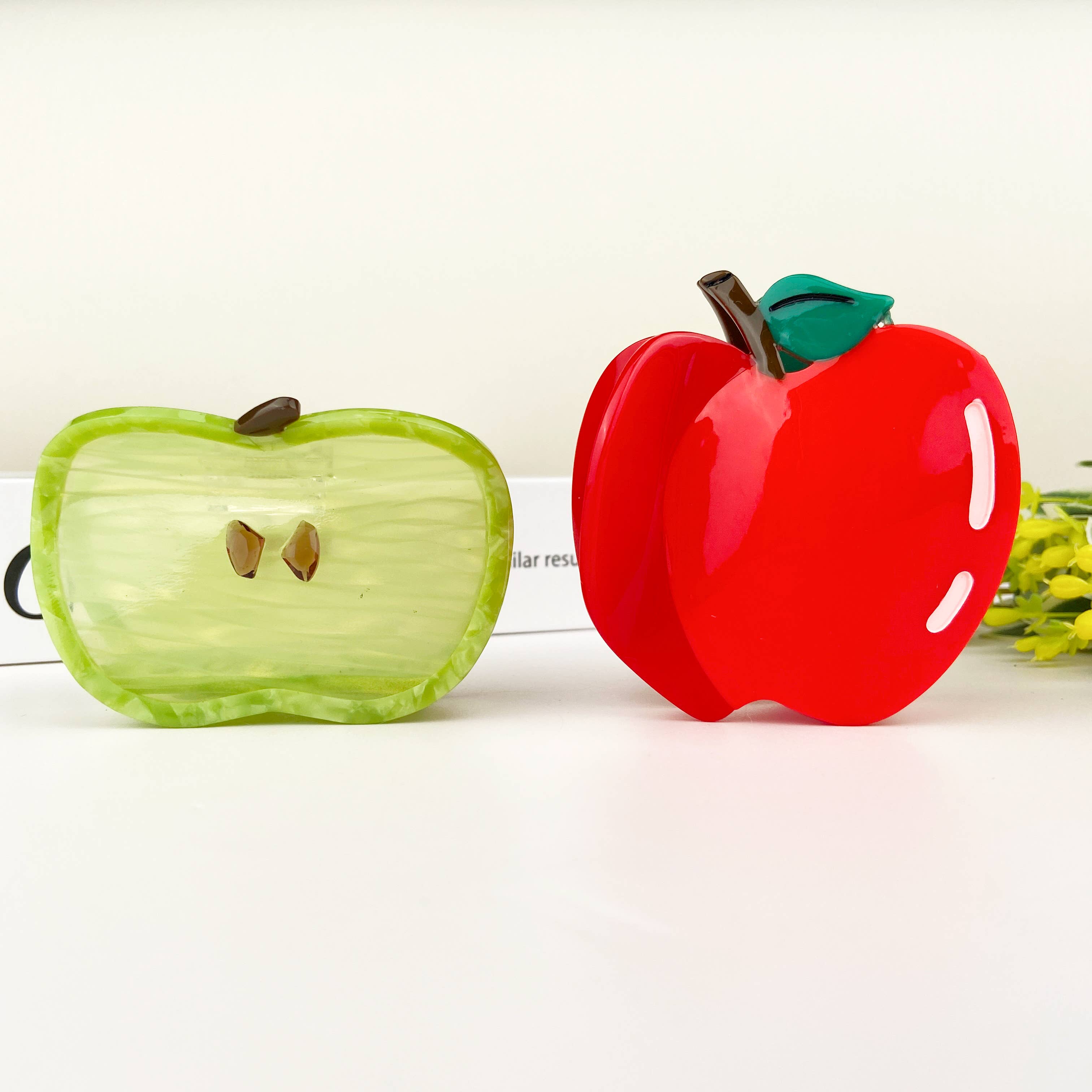 Apple Claw Clip Hair Accessories TheDivaSoap