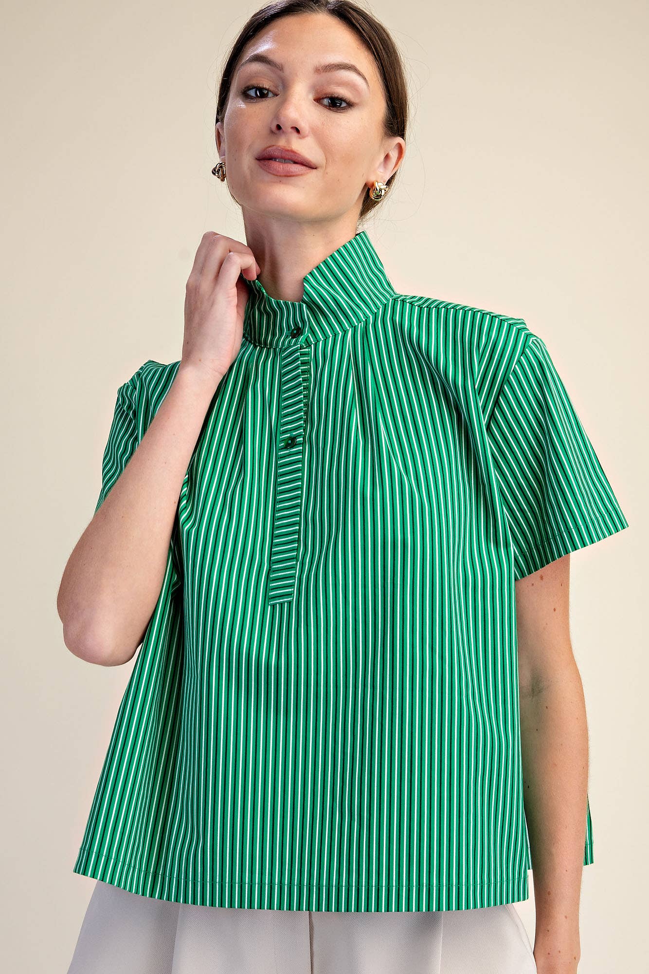 Clover Club Top Tops Glam