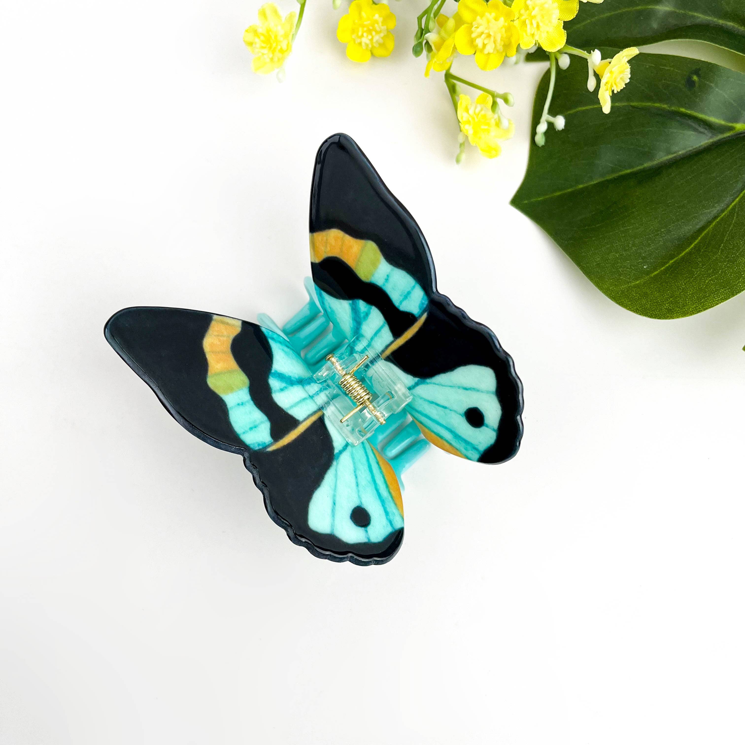 Butterfly Claw Clip - Blue Hair Accessories TheDivaSoap