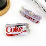 Diet Coke Bottle Hair Claw Clip, Fun Acetate Hair Accessory: Coke Hair Accessories TheDivaSoap