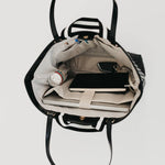 Woven Tiffany Organizer Tote Bag - Checkered Coffee Purses + Totes Pretty Simple