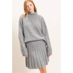 Silver Belle Sweater Skirt Set Tops HYFVE