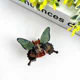 Butterfly Claw Clip Set - Pink Hair Accessories TheDivaSoap
