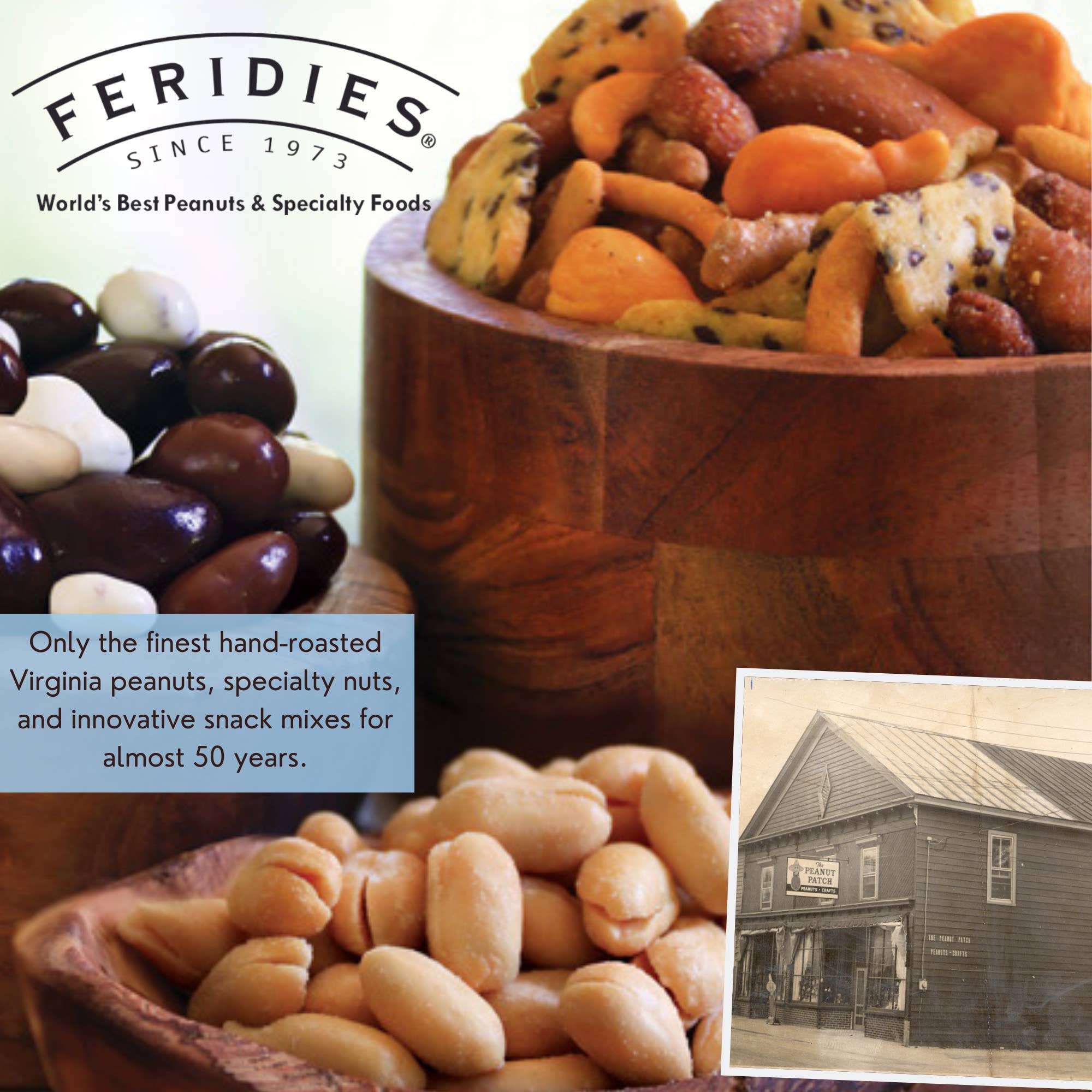 3oz Printed Barrier Bag Honey Roasted Virginia Peanuts Impulse FERIDIES