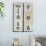 Small Rounded Gold Leaf Frame - 5x7"