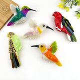 Hummingbird Hair Claw Clip, Elegant Acetate Bird Hair Clip: Hummingbird-Green Hair Accessories TheDivaSoap