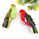 Hummingbird Hair Claw Clip, Elegant Acetate Bird Hair Clip: Hummingbird-Green Hair Accessories TheDivaSoap
