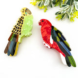 Hummingbird Hair Claw Clip, Elegant Acetate Bird Hair Clip: Hummingbird-Green Hair Accessories TheDivaSoap