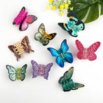 Butterfly Claw Clip - Blue Hair Accessories TheDivaSoap