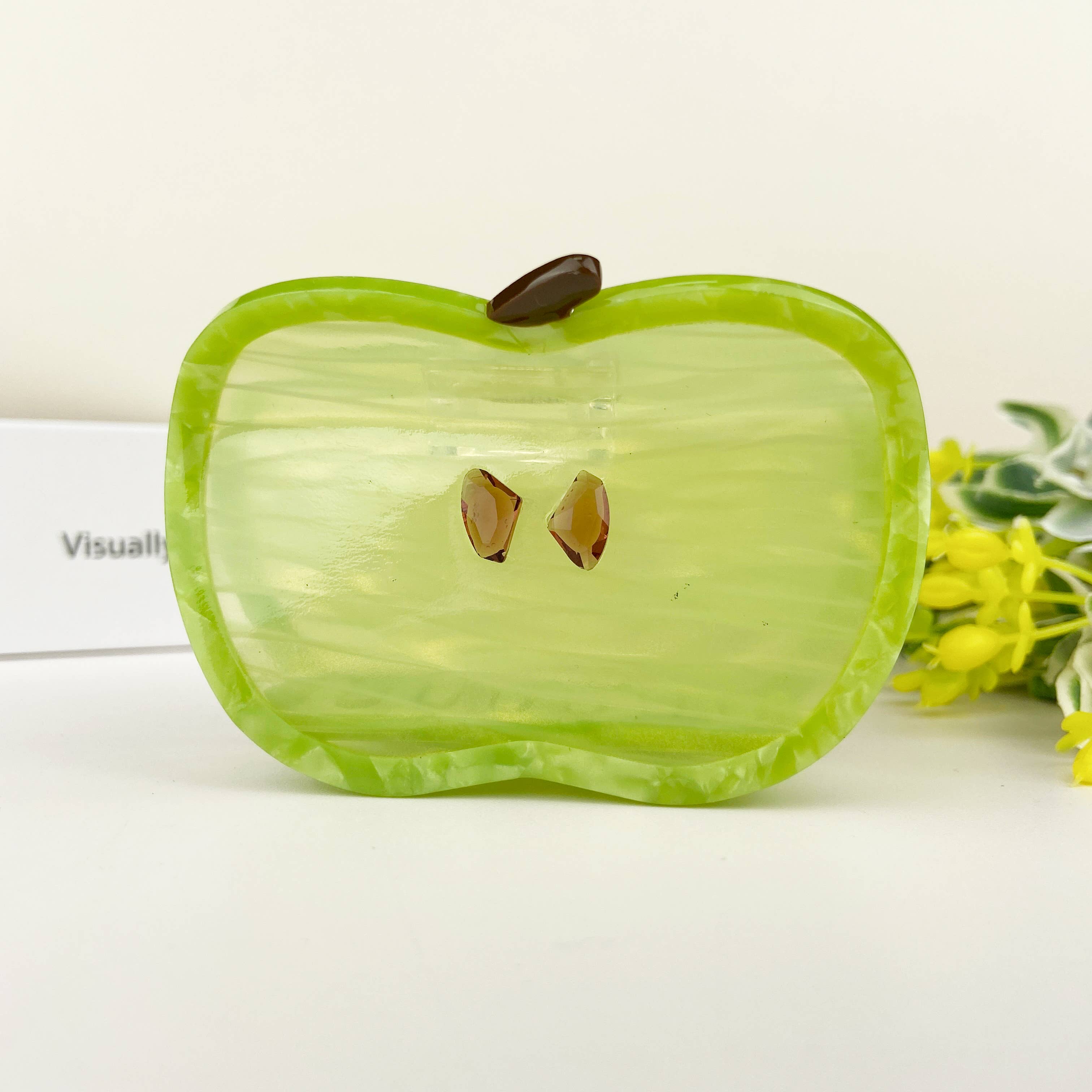 Apple Claw Clip Hair Accessories TheDivaSoap
