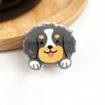 Mini Dog Series Hair Claw Clips - Puppy M Hair Accessories TheDivaSoap