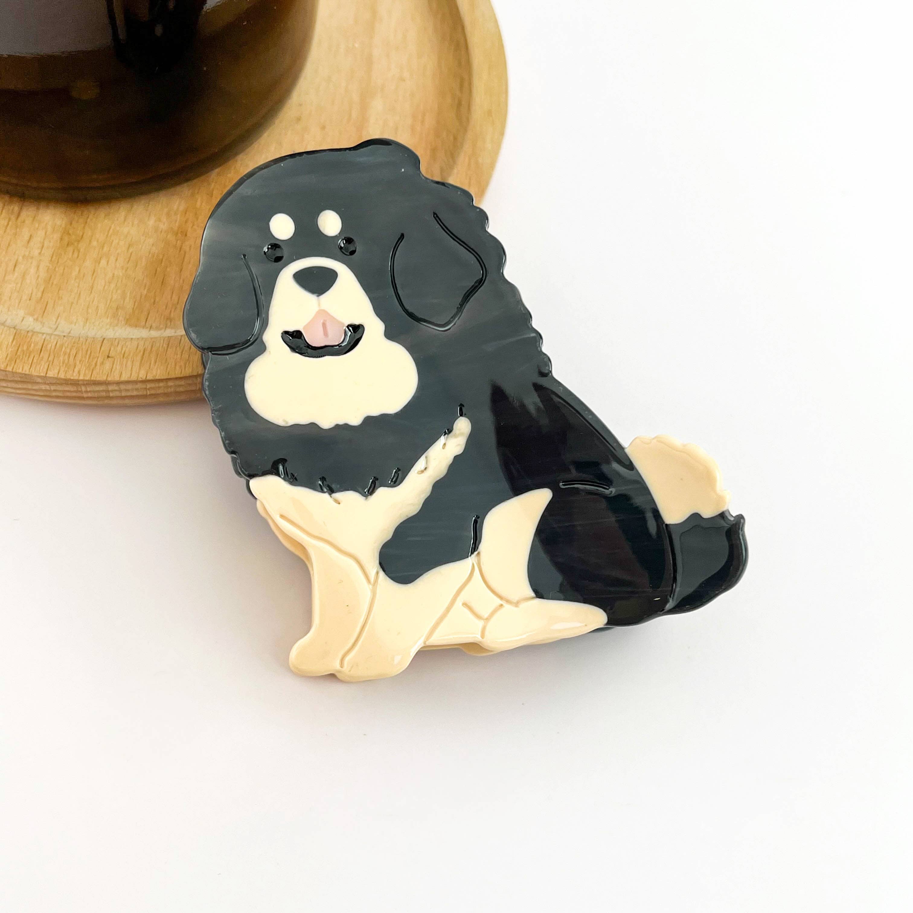 Puppy Claw Clip - Pug Hair Accessories TheDivaSoap