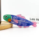 Cute Sardine Hair Claw Clip: Blue Hair Accessories TheDivaSoap