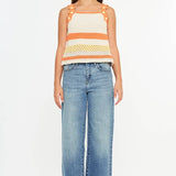 Girls Raw Edge Wide Leg Jeans - Medium