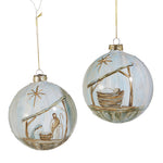 5" Holy Night Ball Ornament Seasonal Raz Imports