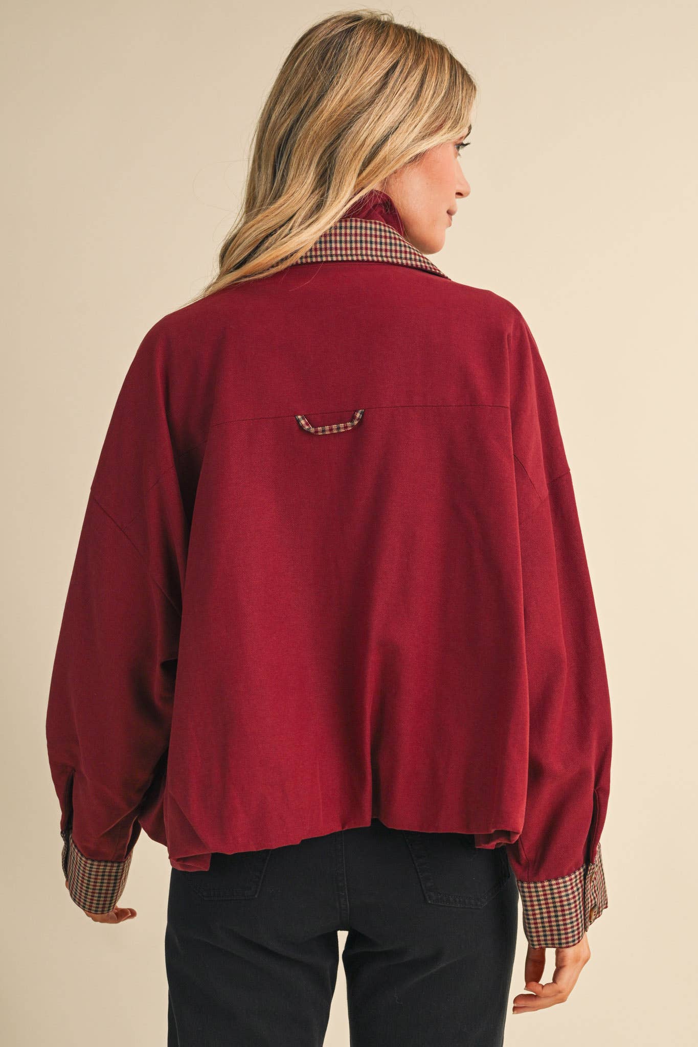 Redbrook Plaid Trim Jacket Outerwear &MERCI