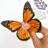 Butterfly Claw Clip - Dark Pink Hair Accessories TheDivaSoap