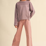 Girls Mauve Mood Top Girls Sweaters + Sweatshirts heart and arrow
