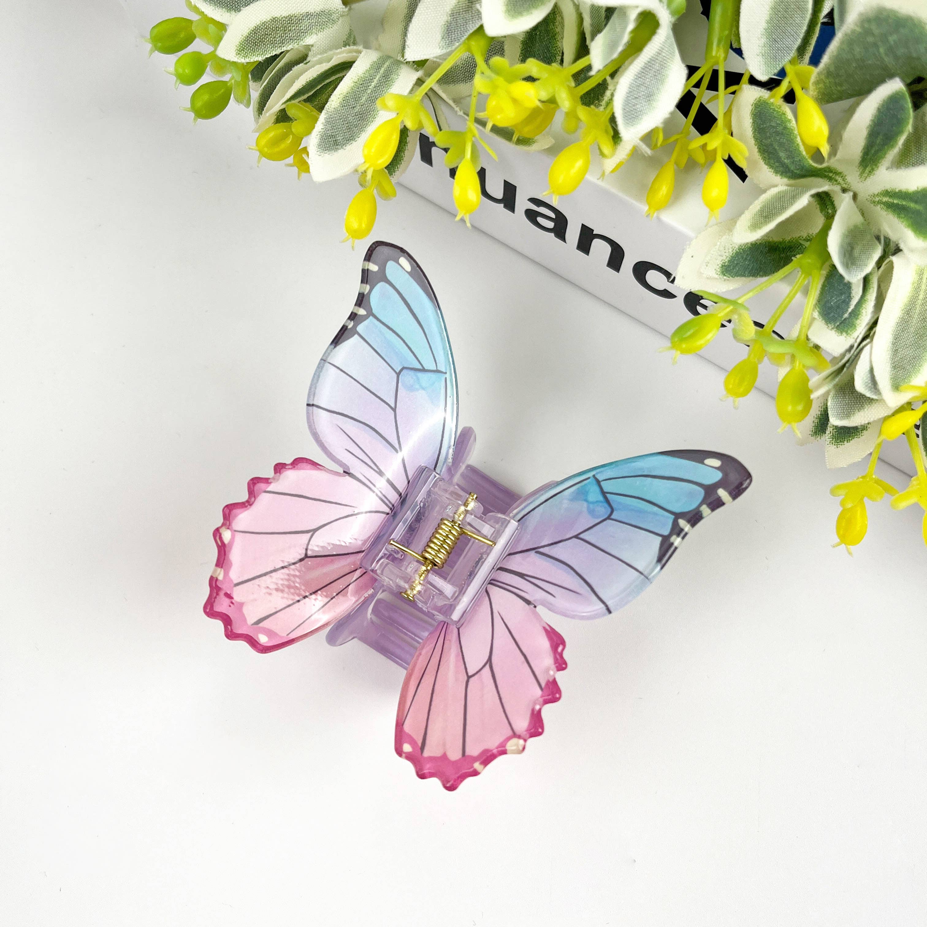 Colorful Butterfly Claw Clip Hair Accessories TheDivaSoap