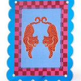 5x7 Scalloped Edge Acrylic Photo Frame - Assorted Home Decor Two's Company Blue