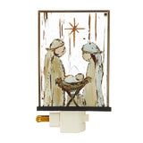 6.25" Holy Family Night Light Seasonal Raz Imports