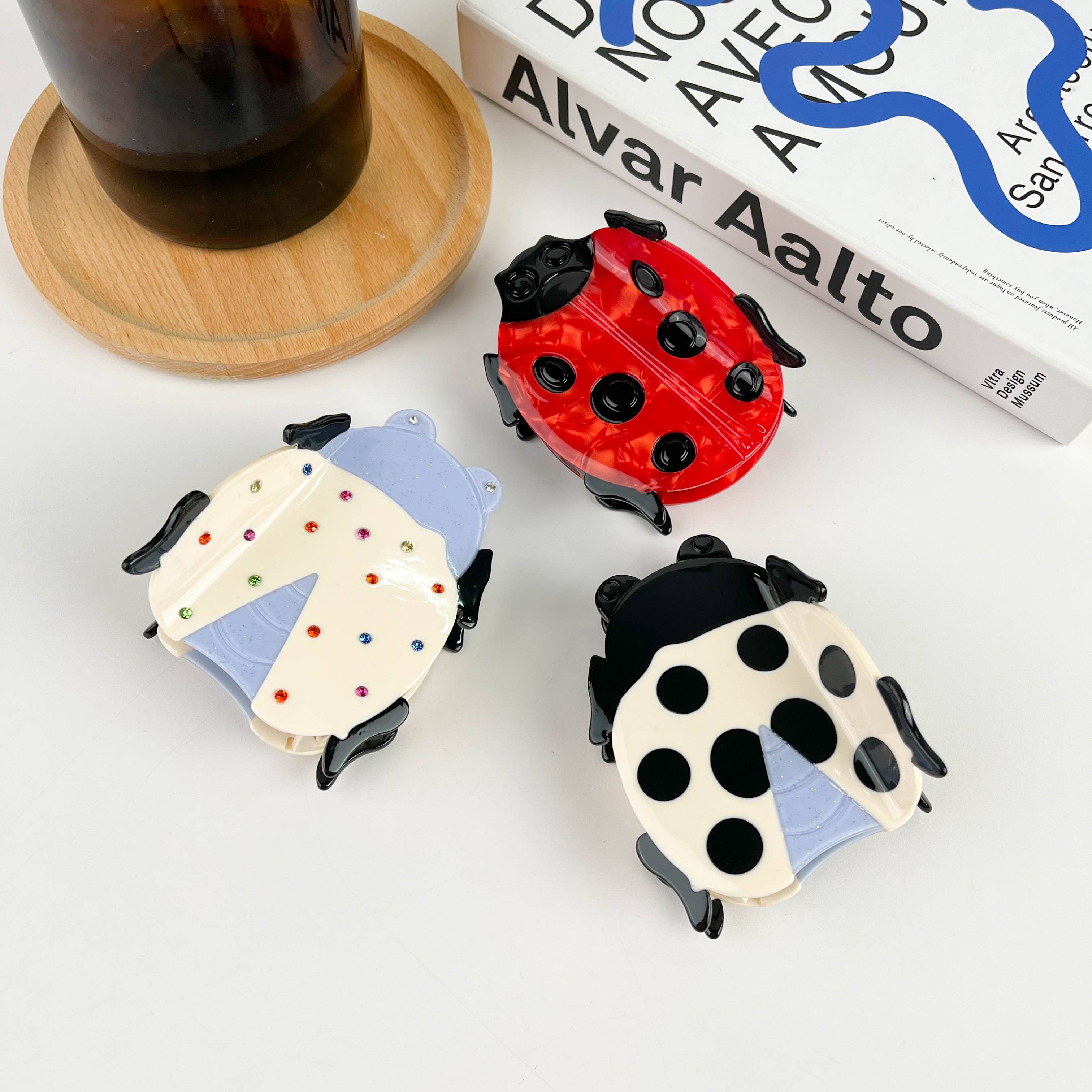 Ladybug Claw Clip Hair Accessories TheDivaSoap