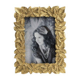 Thin Stacked Leaf Gold Frame - 4x6"