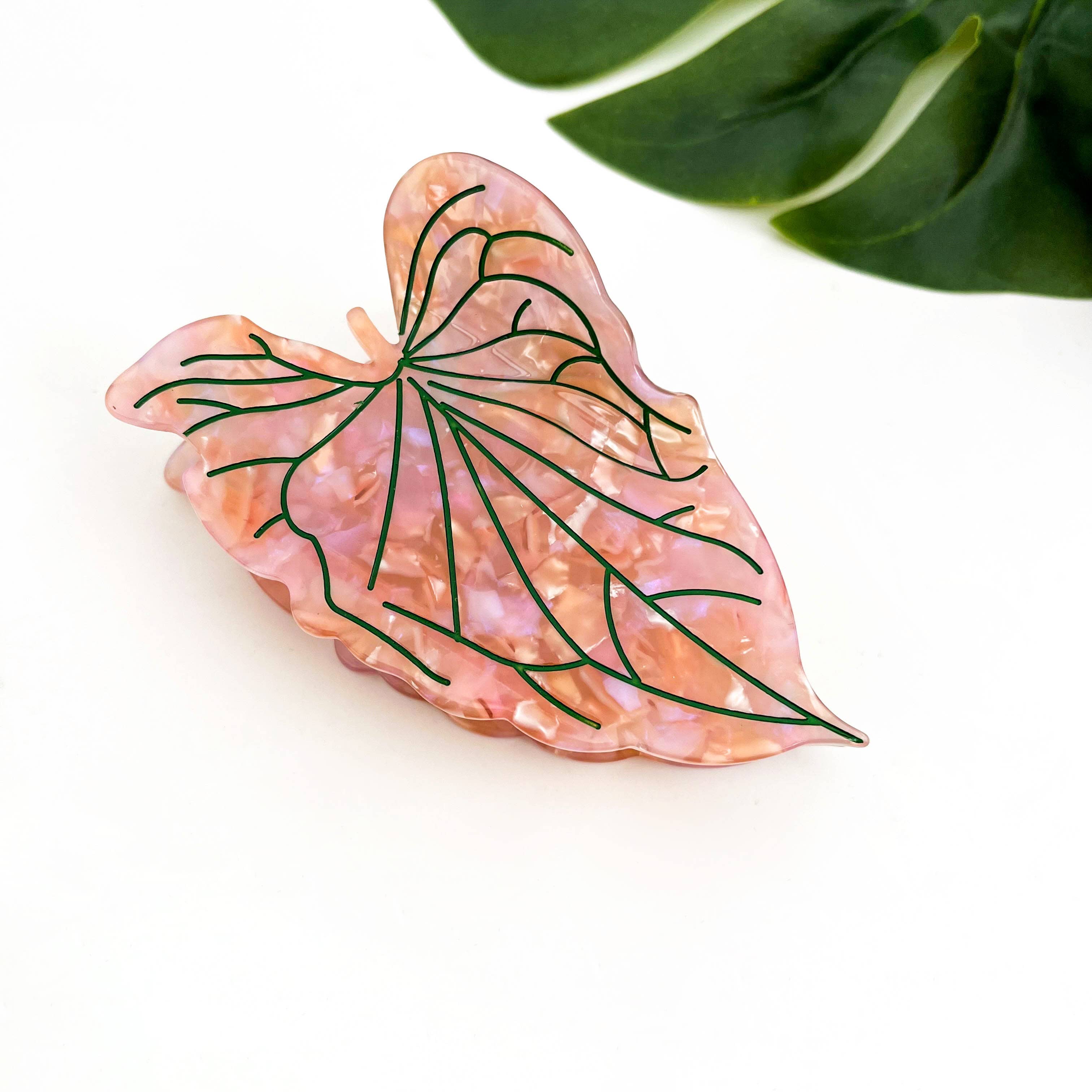Lotus Leaf Hair Claw Clip - Green Hair Accessories TheDivaSoap