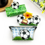 Soccer Ball Claw Clip - Green Grass and Ball Hair Accessories TheDivaSoap