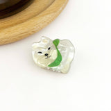 Mini Cat Hair Claw Clip - Black/White Hair Accessories TheDivaSoap