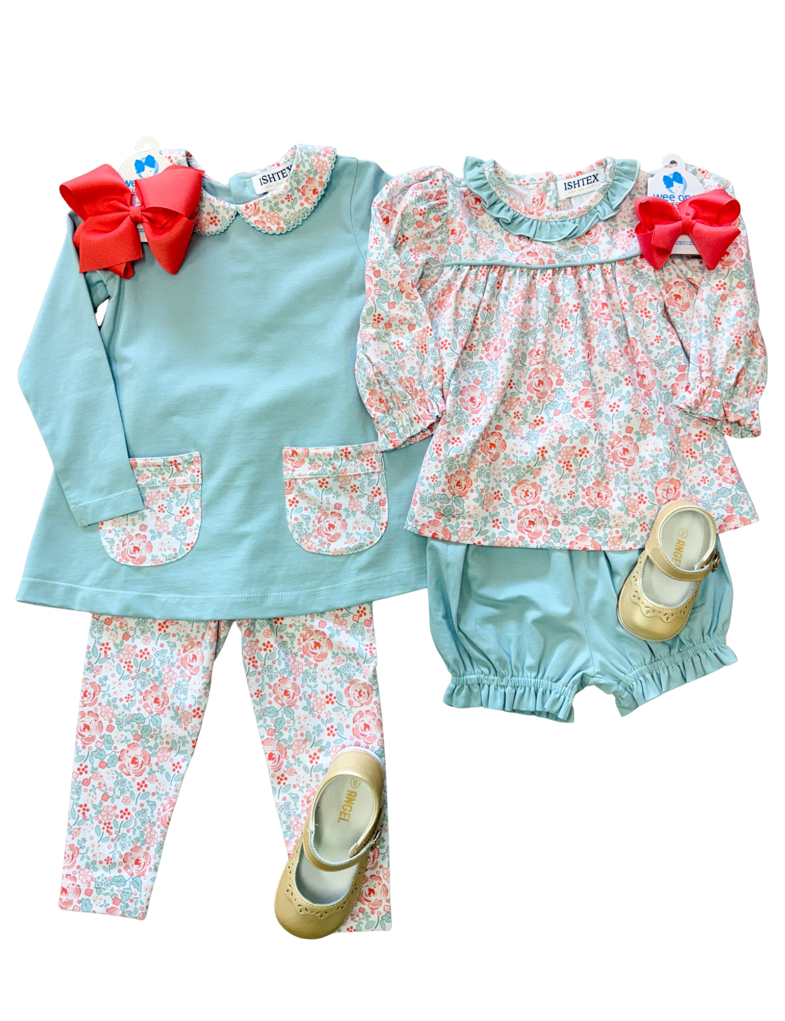 Shallot Rose Tunic Set Girls Sets Ishtex