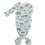 Delta Bird Hunting Dogs Knotted Gown