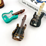Electric Guitar Claw Clip - Green Hair Accessories TheDivaSoap