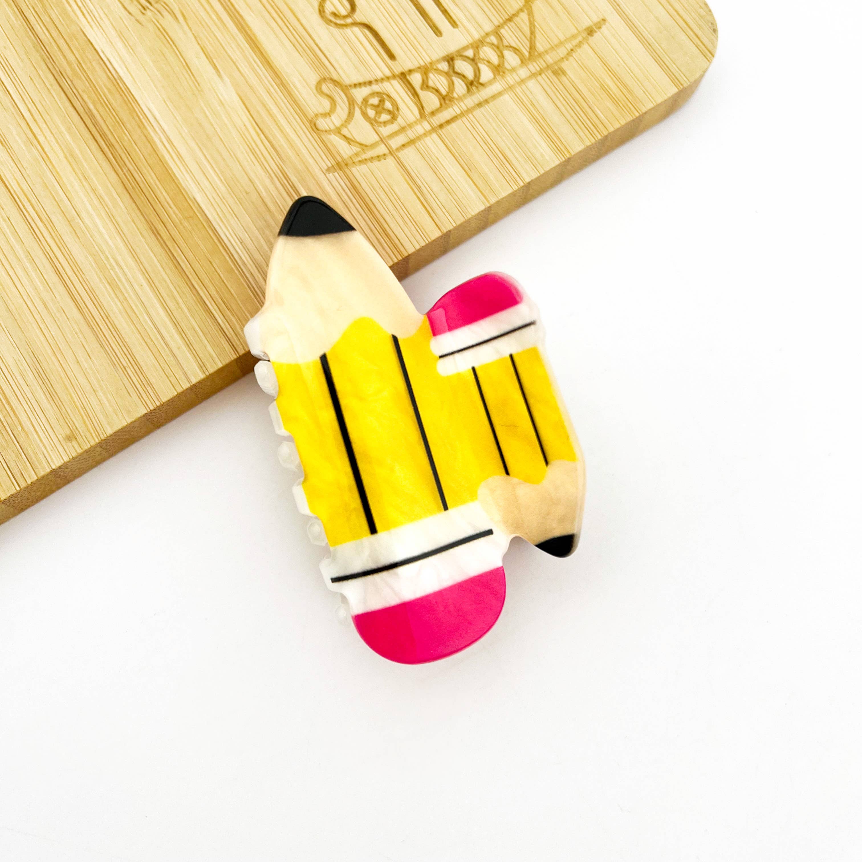 Pencil Claw Clip - Small Hair Accessories TheDivaSoap