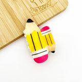 Pencil Claw Clip - Large Hair Accessories TheDivaSoap