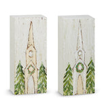 7.5" Church Block Seasonal Raz Imports