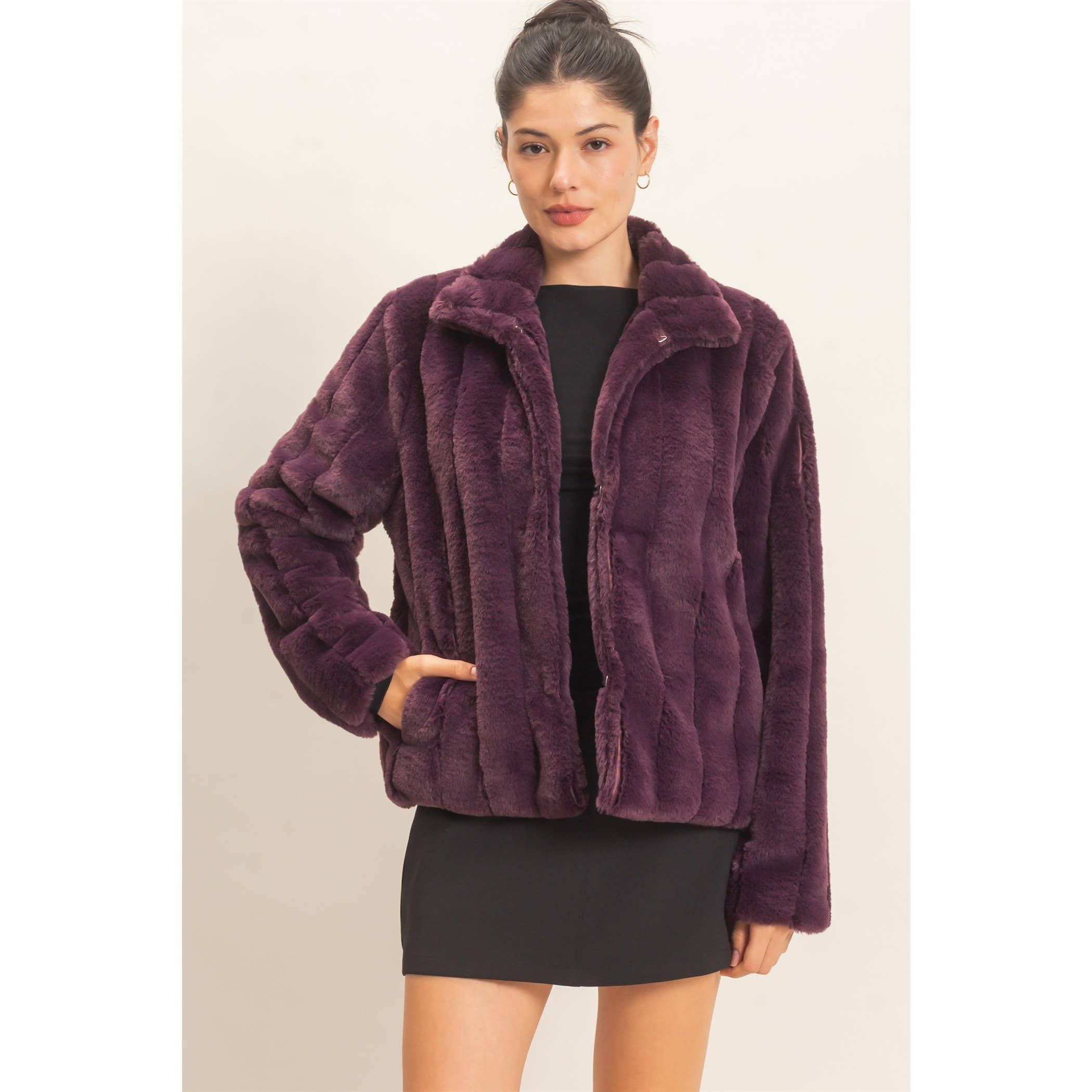 Plum Luxe Jacket Outerwear HYFVE