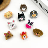 Mini Dog Series Hair Claw Clips - Puppy M Hair Accessories TheDivaSoap